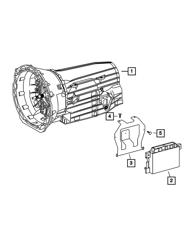 68035958AB - Electrical: Transmission Control Module for Mopar Image