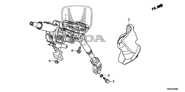 Steering Column for 2013 Honda Fit #0