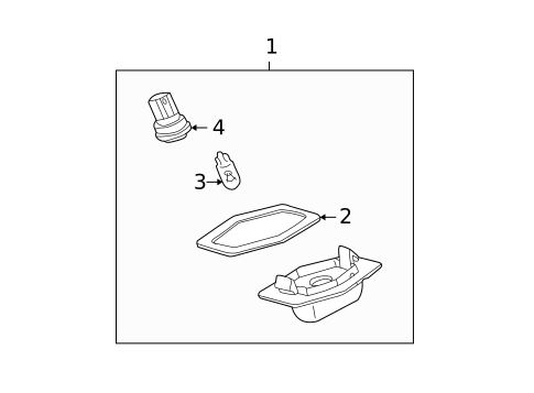 License Lamps for 2005 Ford Escape #0