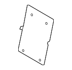 8C3Z26613E94AB - Body: Back Panel for Ford: F-250 Super Duty, F-350 Super Duty, F-450 Super Duty Image