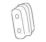 NJA6790AC - Exhaust: Muffler Insulator for Jaguar Image