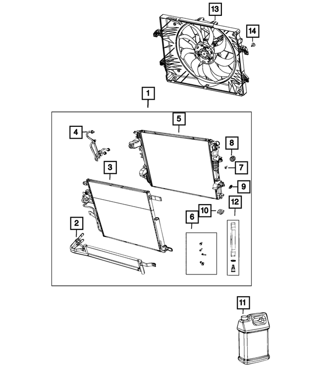 « 68269734AA – Cooling : Fil Volant Tube pour Mopar Image »