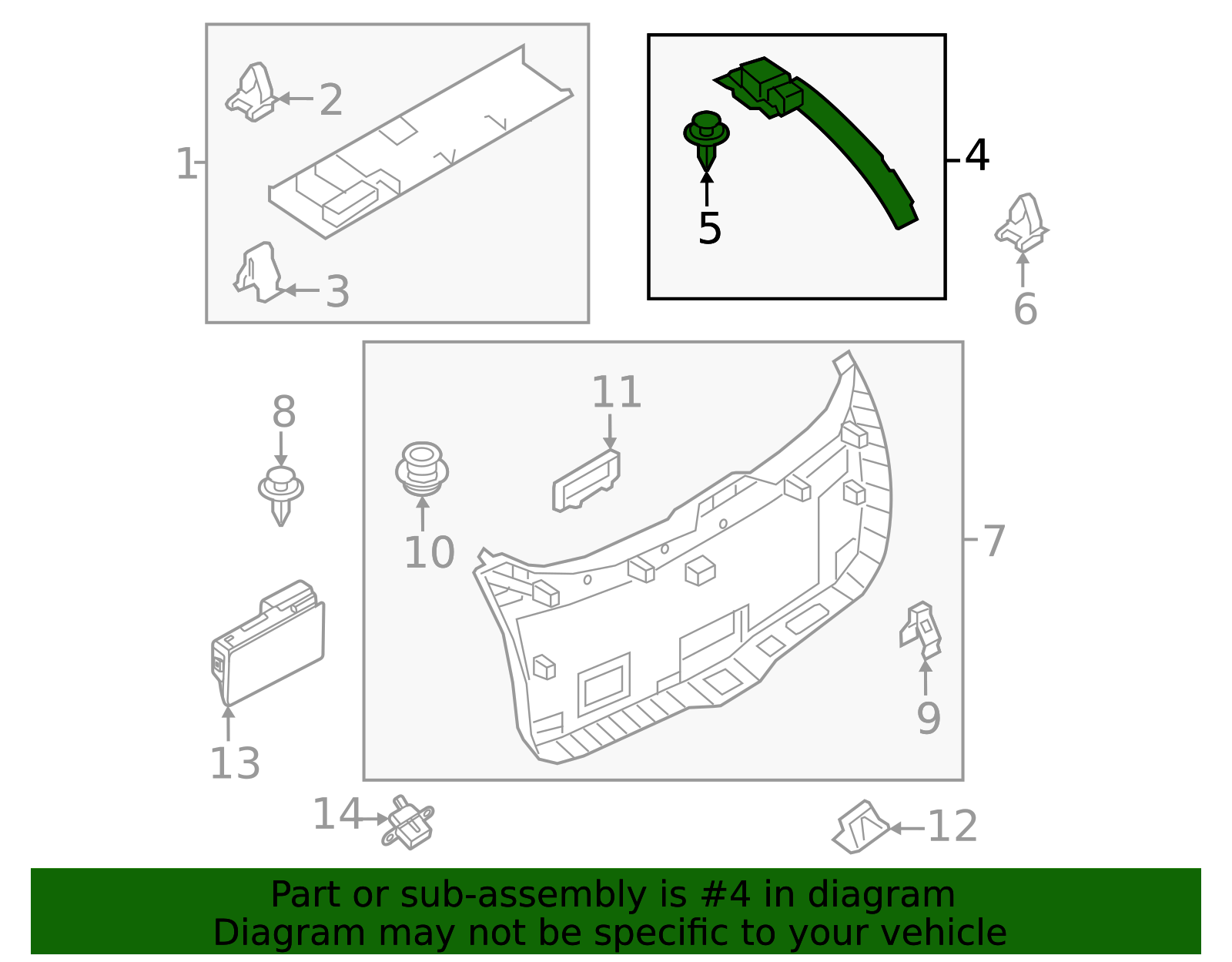 VH47-68-950-02 - Lift-Gate Trim - 2023-2025 Mazda CX-50 | Mazda Swag