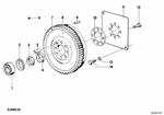 11221287079 - : Flywheel for BMW: 325e, 528e Image