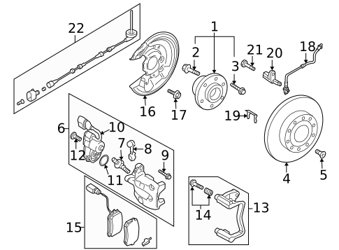 Rear Brakes for 2017 Volkswagen Tiguan Limited #0