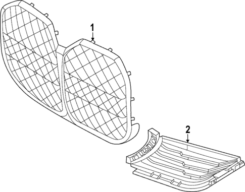Grille & Components for 2022 BMW 430i Gran Coupe #1