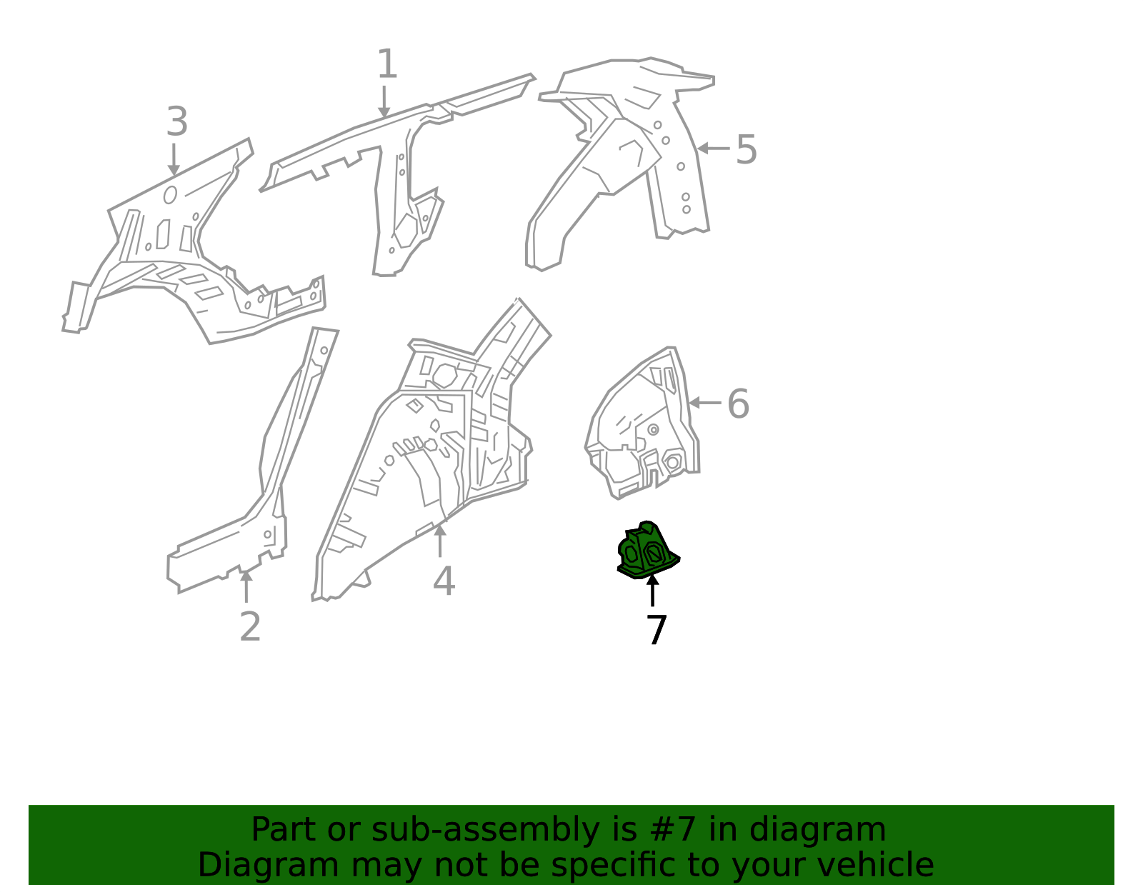 74620-TG7-A00ZZ - Gusset 2016-2022 Honda Pilot | Honda Parts Online