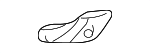 MB632175 - Body: Door Glass Stopper for Mitsubishi Image