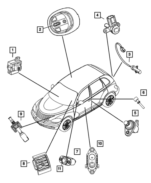 Switches for 2006 Chrysler PT Cruiser #1