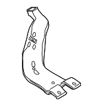 1KM819805 - Body: Rear Duct for Volkswagen: Beetle, Eos, Golf, Golf R, GTI, Jetta, Passat, R32, Rabbit Image