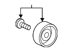 311406B2A01 - Cooling System: Idler Pulley for Honda: Accord Image