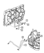 5278925AF - Cooling: Transmission Oil Pressure Hose for Mopar Image