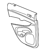 5PS751V5AA - Body: Door Trim Panel for Jeep: Grand Cherokee Image