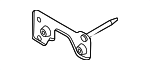 86648R5000 - Body: Bumper Impact Bar Bracket for Kia Image