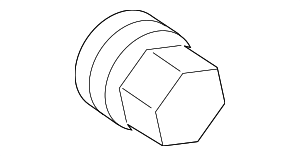 52950H1000 - : Wheel Nut for Hyundai: Tucson, Veracruz Image