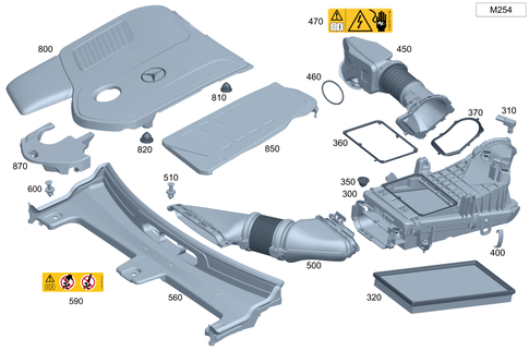 Air Intake for 2014 Mercedes-Benz C 300 #0