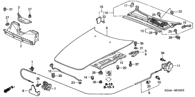 Hood for 2006 Honda S2000 #0