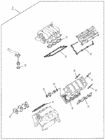 5878137570 - : Gasket Set, Engine Head Overhaul for Honda Image
