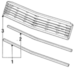 MB283431 - Body: Grille for Mopar Image