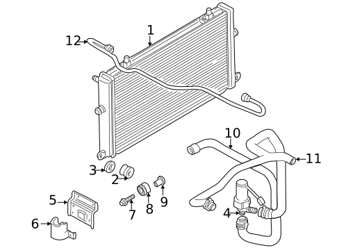 Radiators, Coolers & Related Components for 2005 Jaguar XKR #0