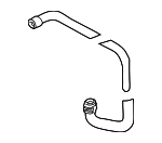 MJB8236AB - : Upper Hose for Jaguar: XK8, XKR Image