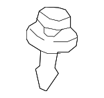 9024906132 - Body: Spoiler Assembly Pin for Lexus: LX450, RX350, RX350L, RX450h, RX450hL Image