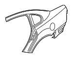3B5809844A - Body: Quarter Panel for Volkswagen: Passat Image