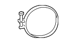 9611110850 - Engine: Air Inlet Hose Clamp for Scion: tC | Toyota: Avalon, Camry, Celica, Corolla, Corolla Cross, Crown, Crown Signia, Grand Highlander, Highlander, Matrix, RAV4, RAV4 Prime, Sienna, Venza Image