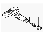 36106877934 - Electrical: TPMS Sensor for BMW Image