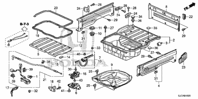 Bed Floor - Cargo for 2014 Honda Ridgeline #0