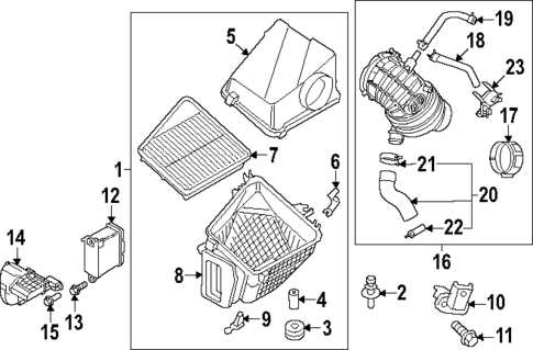 Air Intake for 2025 Genesis G70 #0