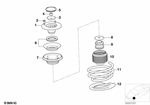 31331091708 - : Support Bearing, Aluminum for BMW Image