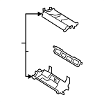 27120JM00A - HVAC: Case for Nissan: Rogue, Rogue Select Image