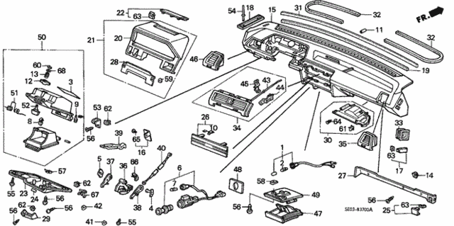 Instrument Panel for 1986 Honda Accord #0