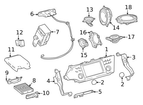 Sound System for 2016 Toyota Avalon #0