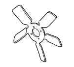 52080500AA - Cooling System: Fan Blade for Mopar Image