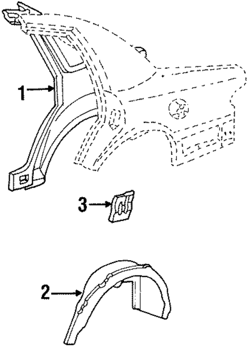 Inner Structure for 2000 Ford Crown Victoria #0