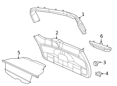Interior Trim for 2013 Dodge Grand Caravan #0