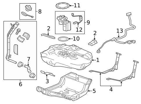 Fuel System Components for 2014 Chevrolet Cruze #0