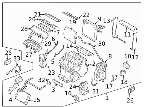 HVAC Case for 2015 Nissan 370Z #0