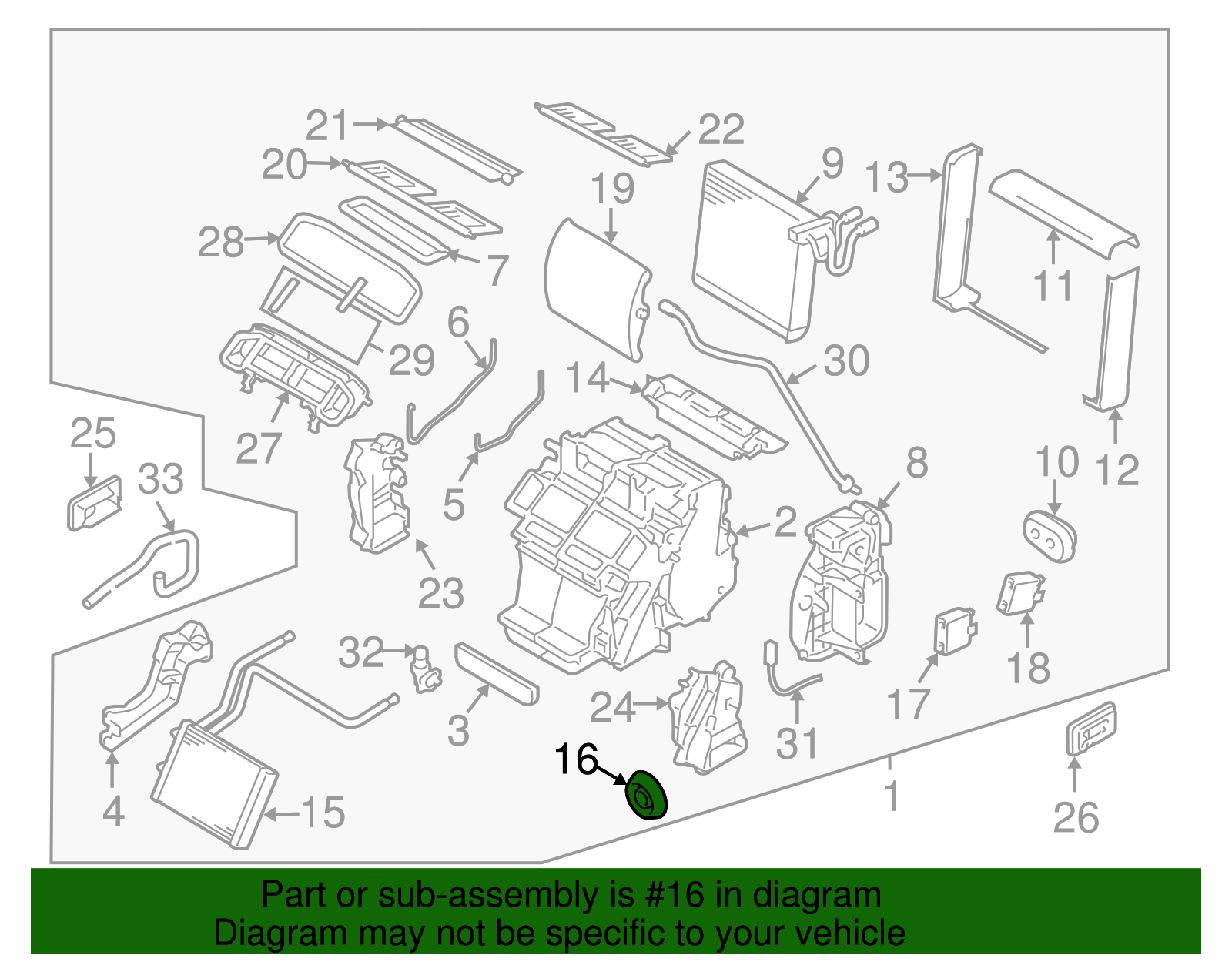 Heater Core Grommet - Nissan (92580-AL510)