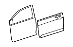 6700152420 - : Door Shell for Toyota: Yaris Image