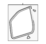 6786252190 - : Door Weather-Strip for Toyota: Yaris Image