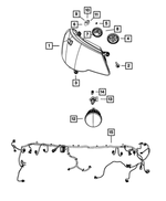 68085203AE - : Front End Module Wiring for Chrysler: 200 Image