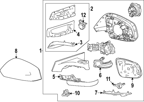 Mirrors for 2024 Subaru Solterra #0