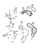 5184653AF - Cooling: Coolant Crossover for Mopar Image