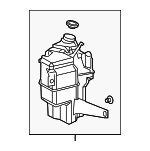 8531506230 - Body: Washer Reservoir for Lexus: ES250, ES300h, ES350 Image