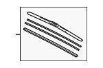 8521206240 - : Wiper Blade for Lexus: ES250, ES300h, ES350 Image