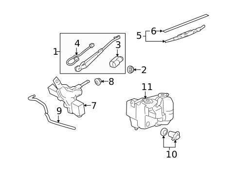 Wipers for 2010 Hummer H3 #1