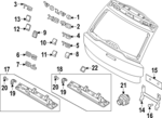 32149880 - Body: Handle, Outside Clip for Volvo Image